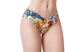 Mememe Lingerie Psychotropical Trash Womens Thong - - G-Strings, Panties and Shorts